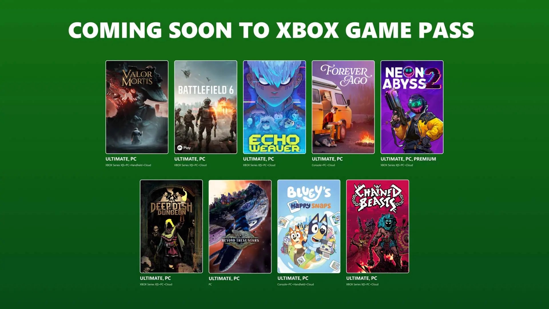 Xbox Game Pass Ekim Ayında Bombardımanı Andırıyor: Battlefield 6 ve 8 Yeni Oyun Kütüphaneye Katılıyor