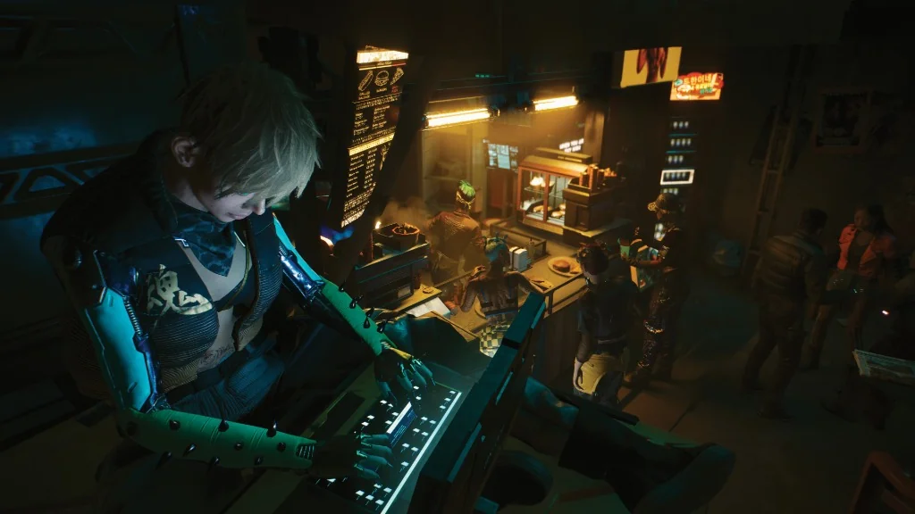 Dogtown'ın arka sokaklarında bir netrunner