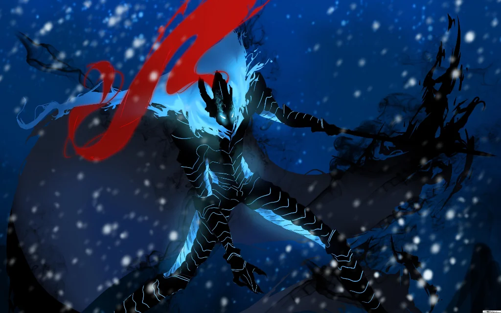 Solo Leveling Kırmızı Şövalye Igris kar fırtınası